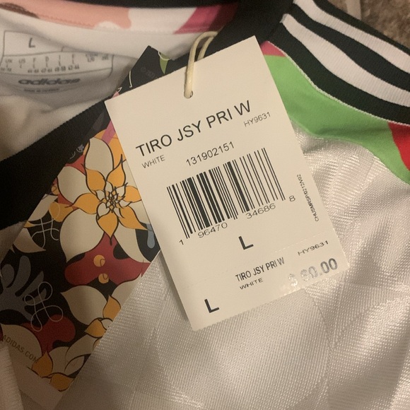 adidas Love Unites Aeroready Soccer Pride Pre-Match Warmup Jersey Women's NWT - Picture 5 of 7